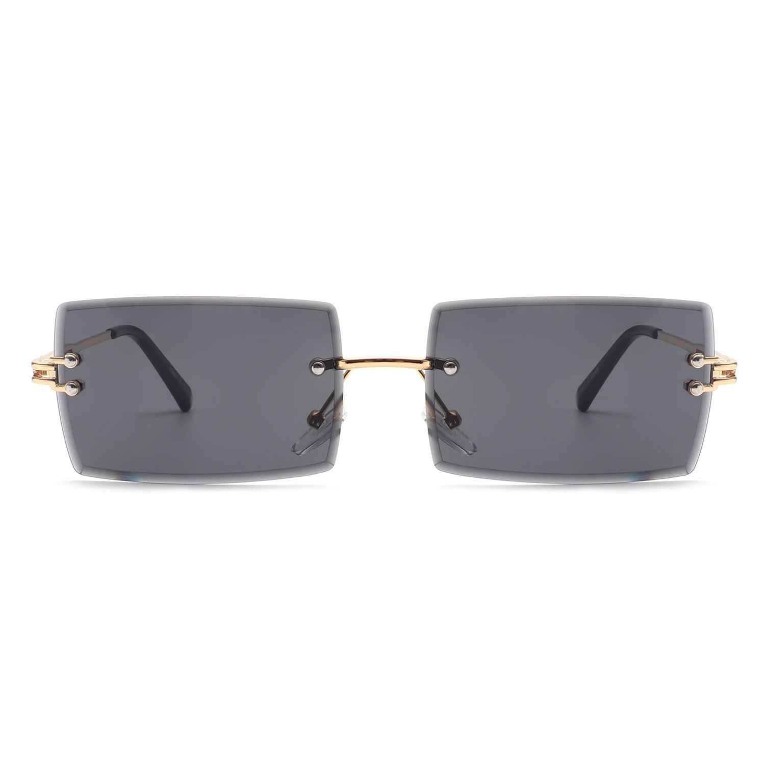 Rimless Rectangle Sunglasses