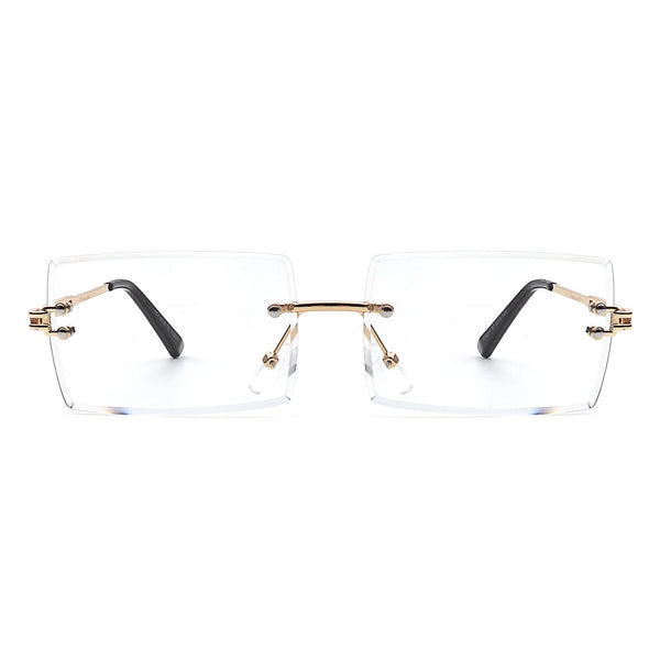 Rimless Rectangle Sunglasses