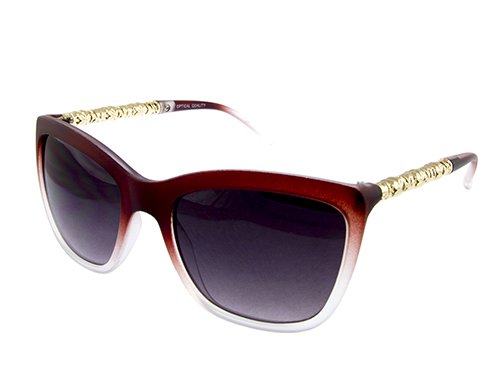 Women’s Plastic & Metal Square Shaped Sunglasses