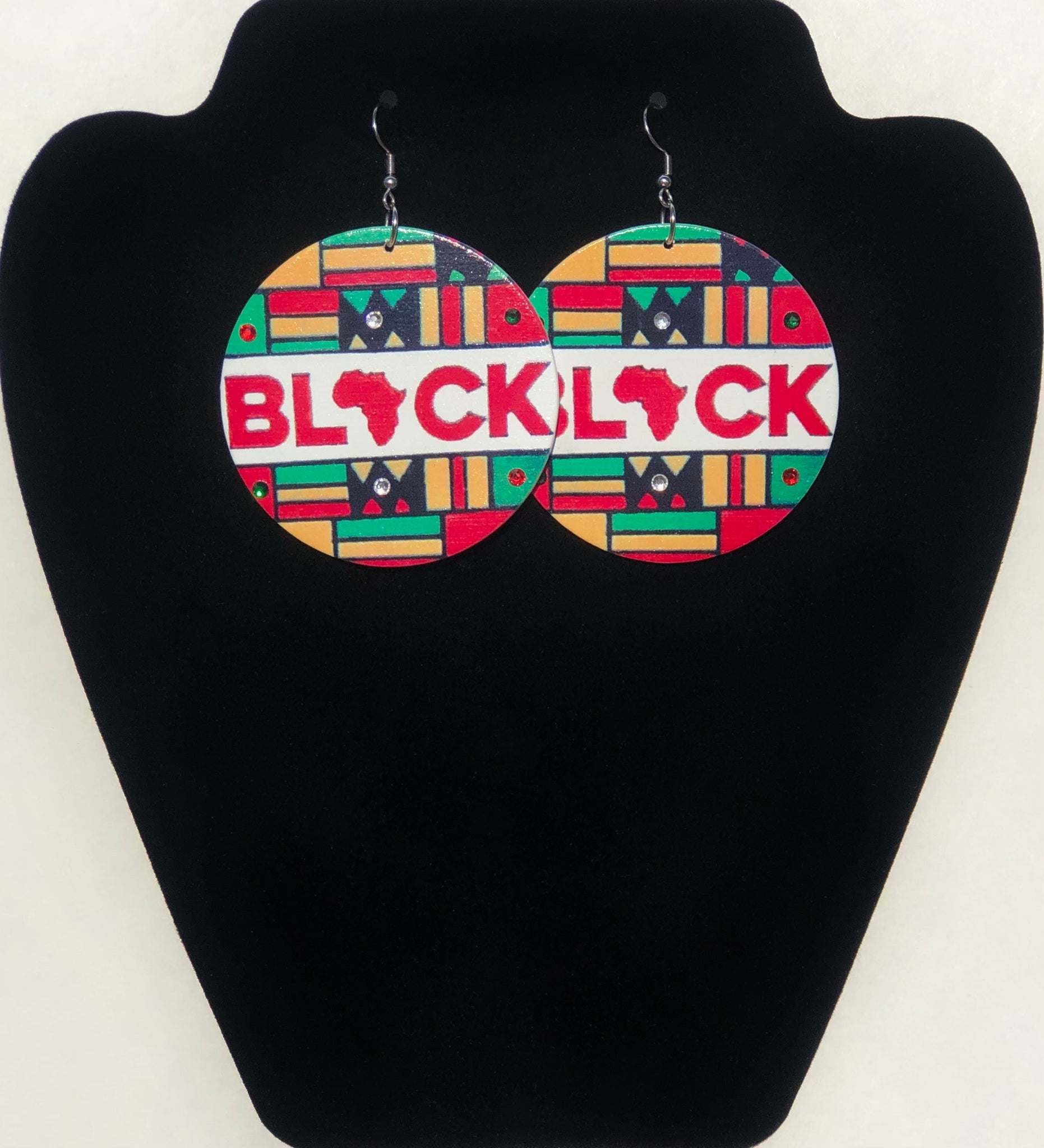 BLACK Afrocentric Earrings