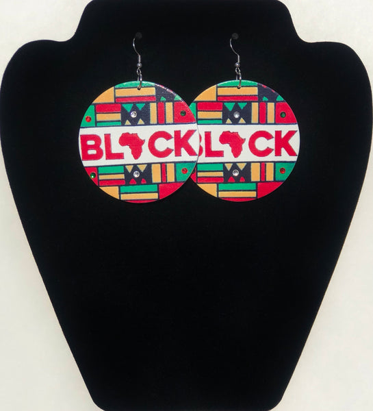 BLACK Afrocentric Earrings