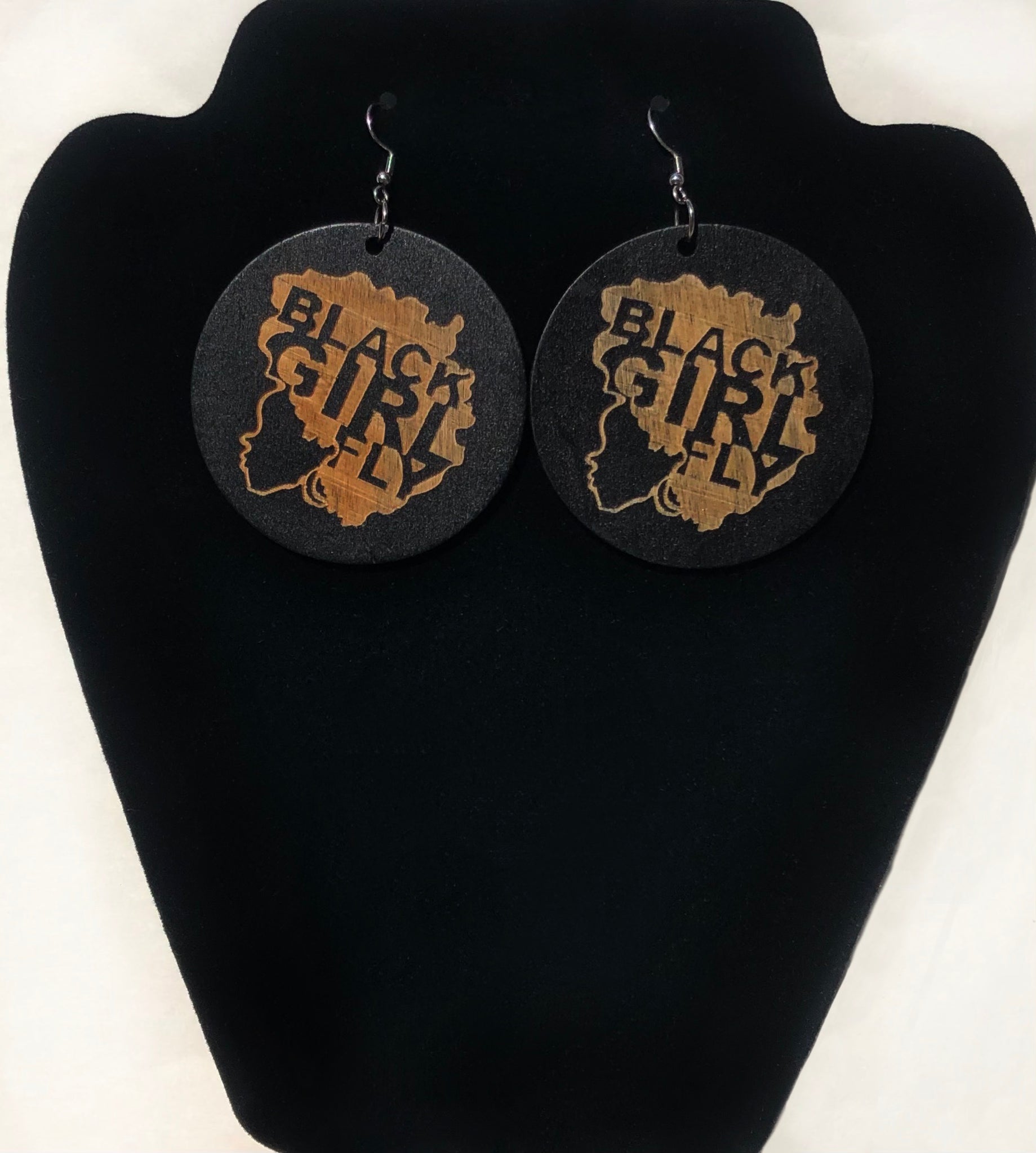 Black Girl Fly Earrings