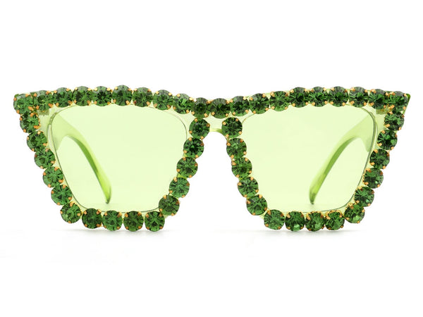 Rhinestone Retro Cat Eye Fashion Sunglasses