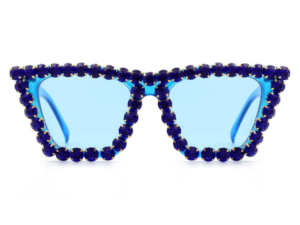 Rhinestone Retro Cat Eye Fashion Sunglasses