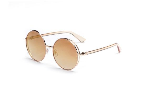 Round Double Framed Fashion Sunglasses