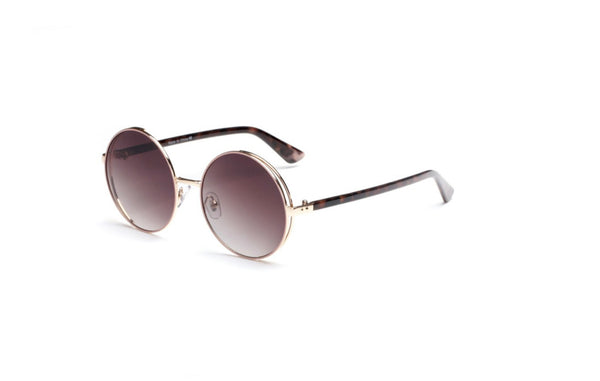 Round Double Framed Fashion Sunglasses