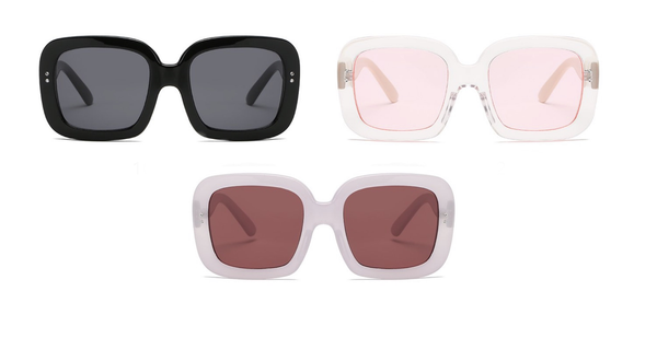 Bold Retro Over-Sized Square Sunglasses