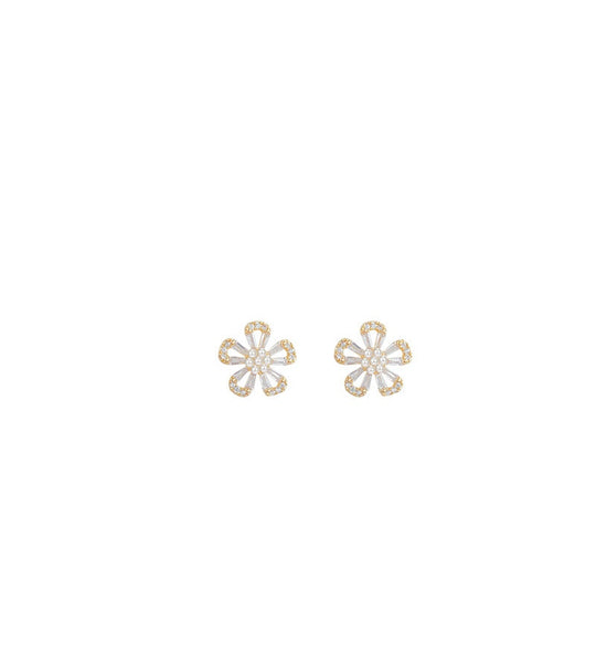 Hollow Flower Stud Earrings