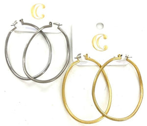 Oddly Shaped Oval Hoops